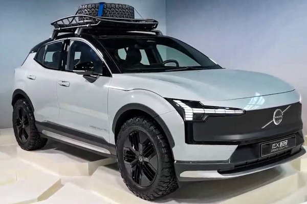 Volvo готовит компактный электрический кроссовер EX30 для приключений